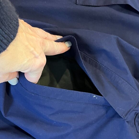 Ashworth Golf Blue Over Pants Weather Resistant Large Pull On Raingear - Picture 4 of 8